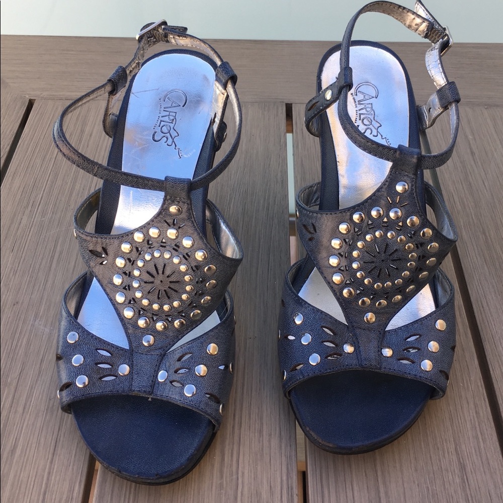 Women’s stacked heal sandal